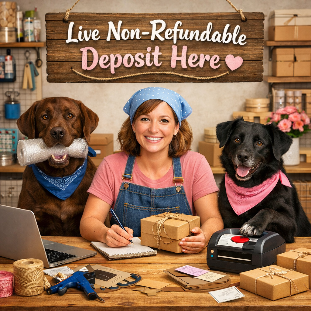 Live claims registration and nonrefundable deposit