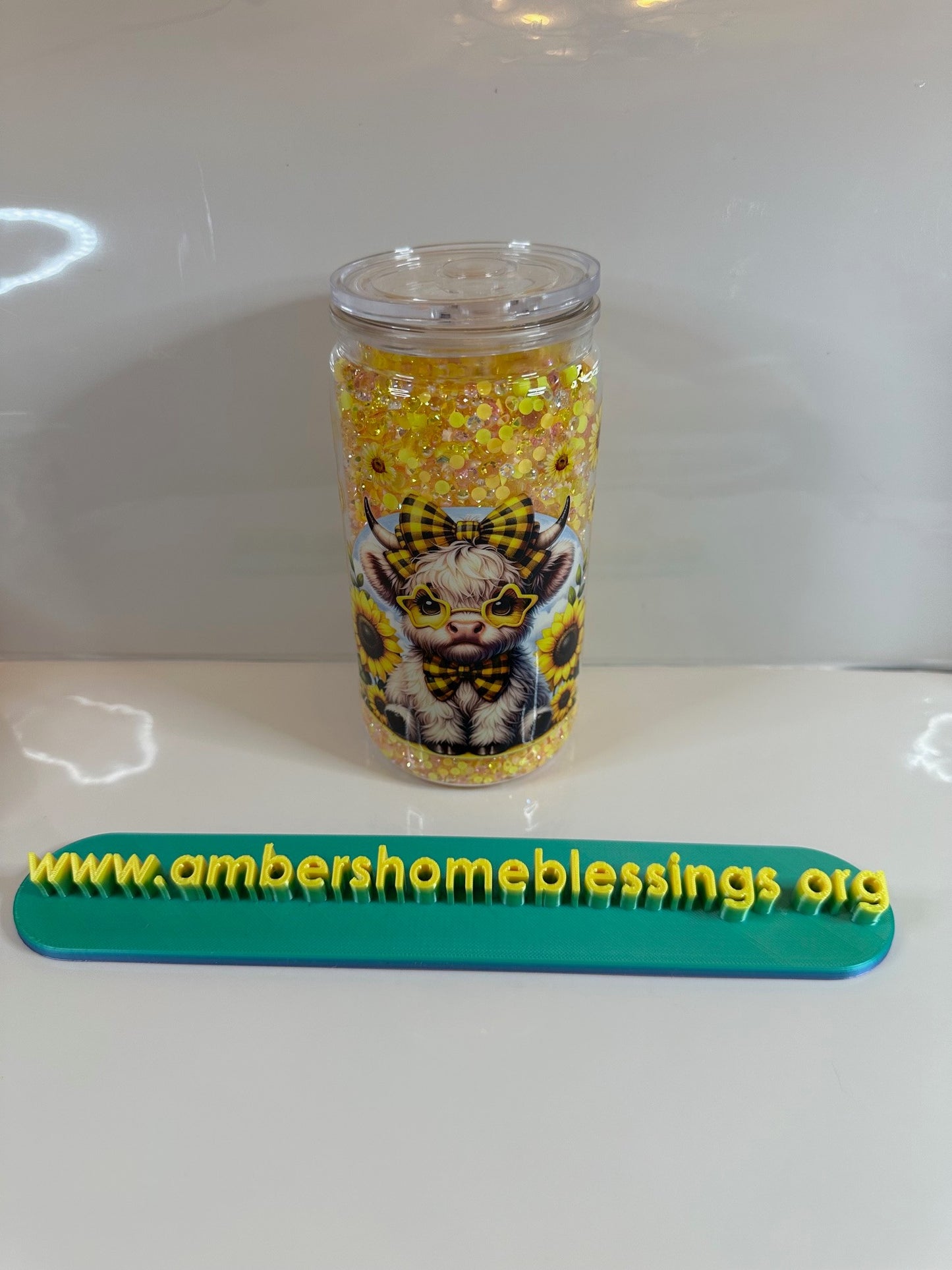 Rhinestone& Pearl 16oz Tumblers