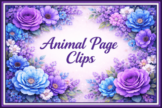 Animal page clips