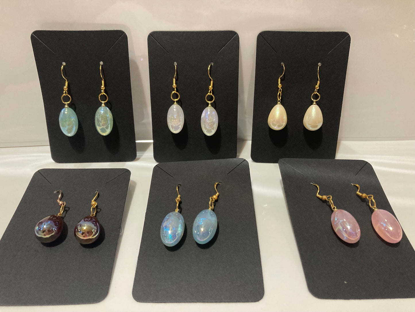 Classic Oval Drop Earrings