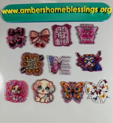 Double sided page clips