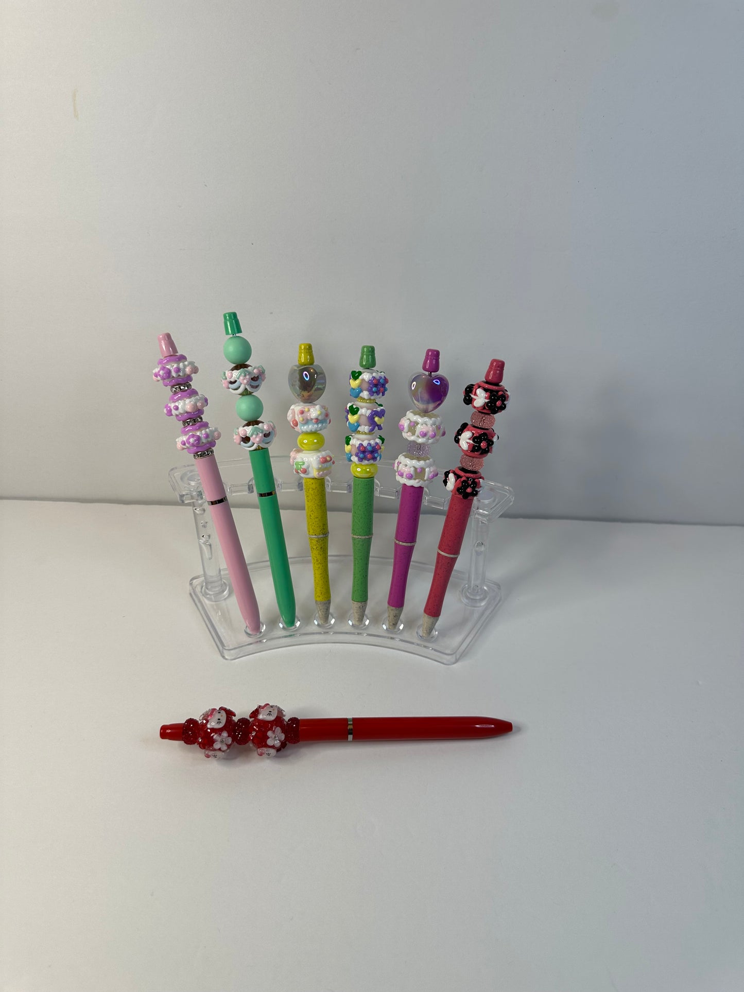 Hand Painted Beaded Pens