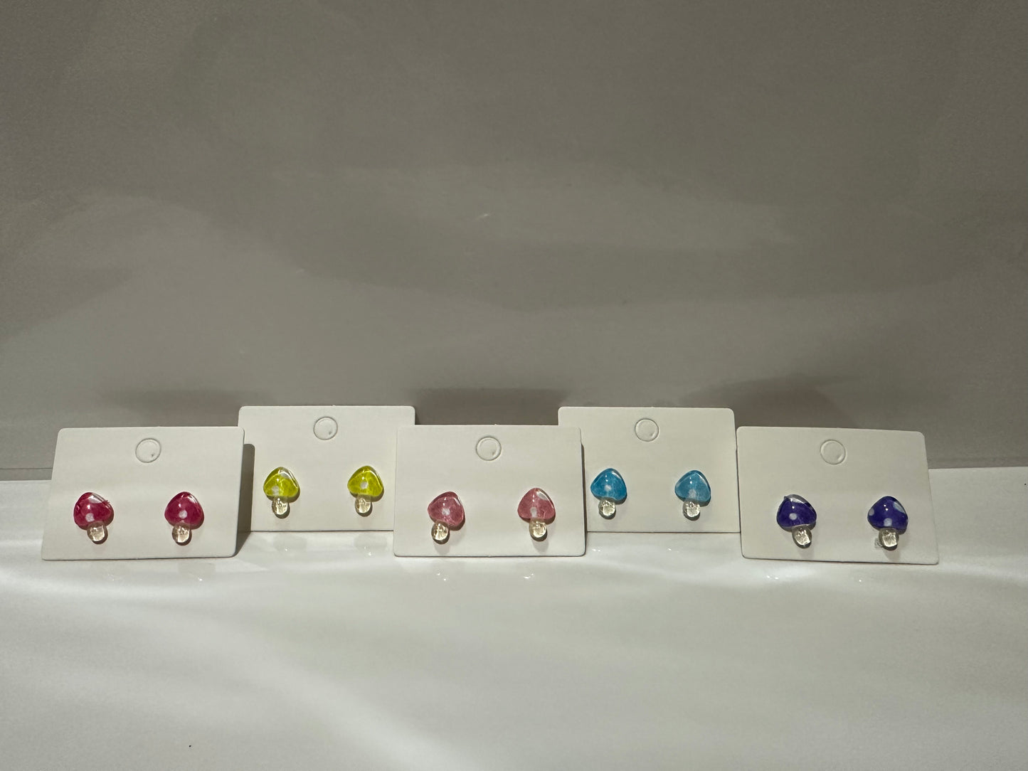Mushroom Post Earrings