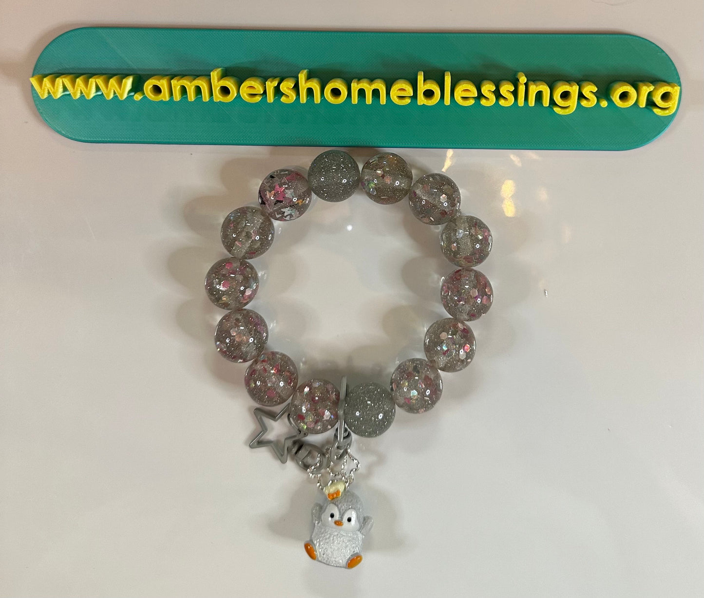 Large Beaded Wristlets with Key Ring