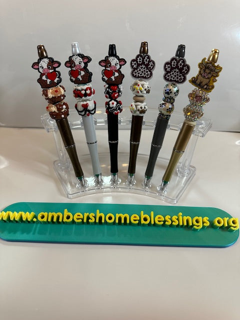 Gnome, Highland Cow, fancy pens