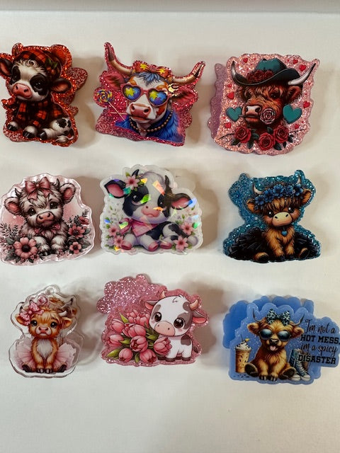 Highland Cow Page Clips
