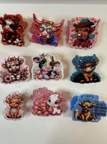 Highland Cow Page Clips